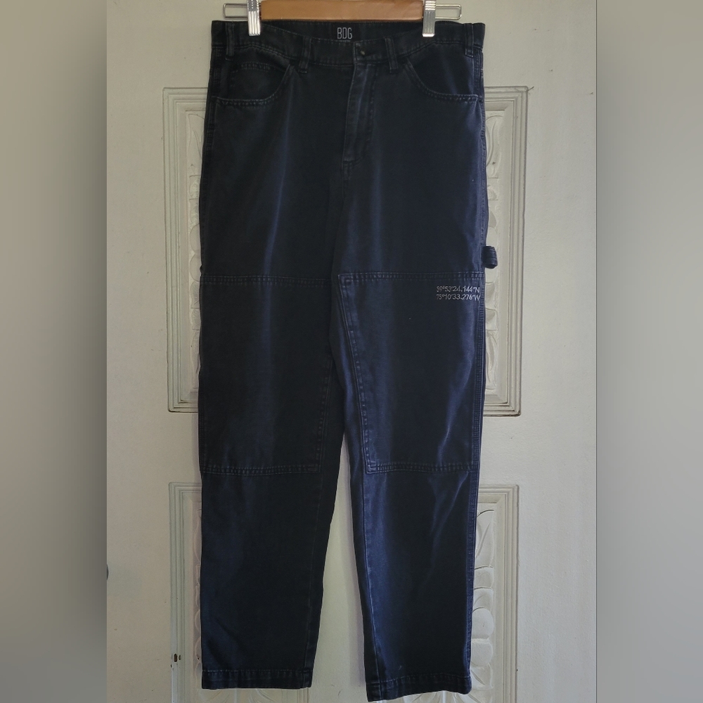 BDG Urban Outfitters Women's Black Wide Leg Baggy Jeans Size 30